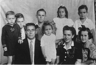 Família em 1945